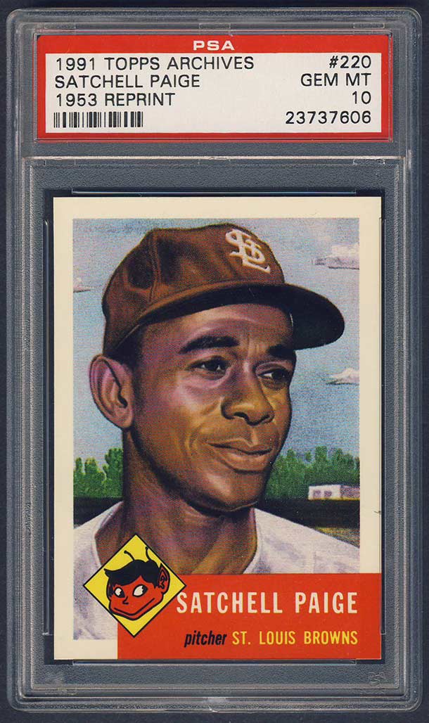 1953 Topps Satchell Paige #220 PSA 8 NM-MT
